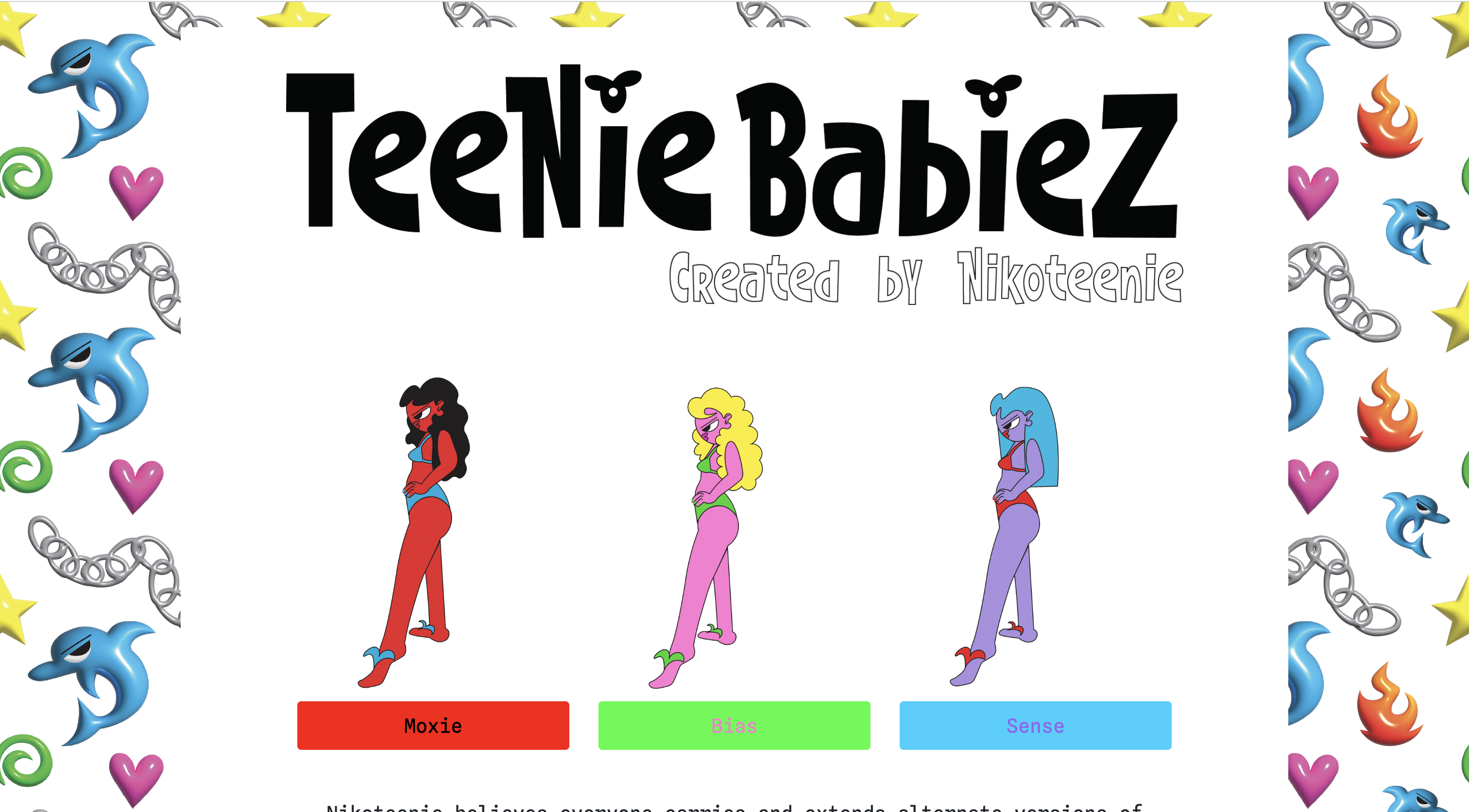 Image of Nicole Brodkin's Teenie Babiez Site